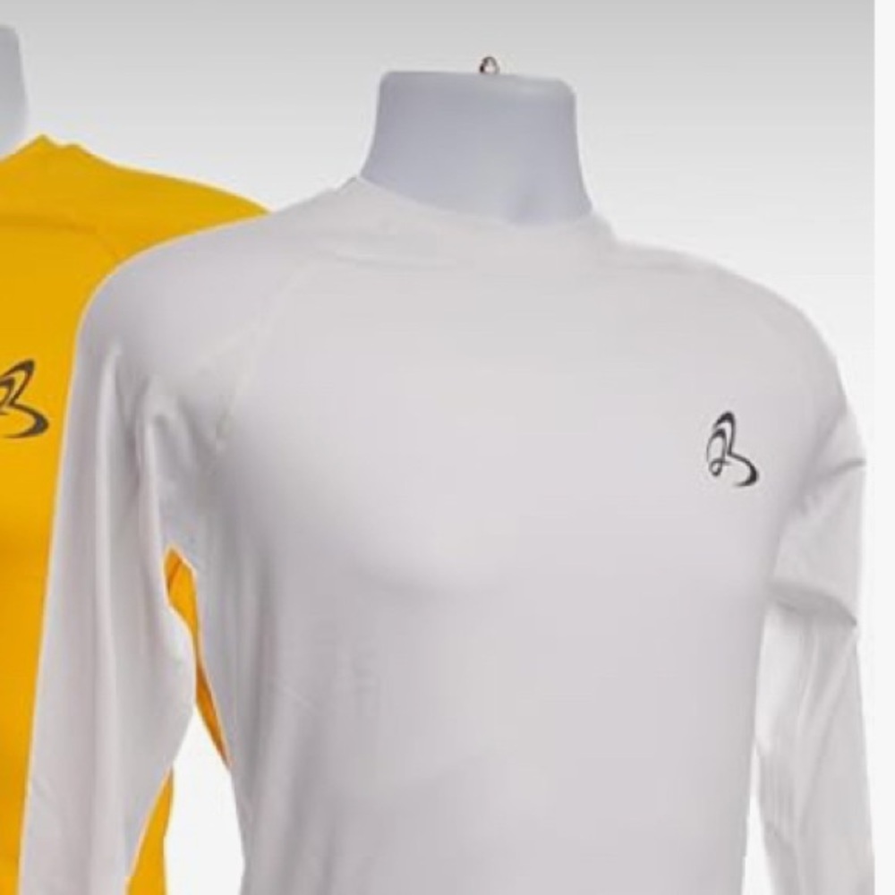 ONLY WHITE XL Active Long Sleeve Shirts